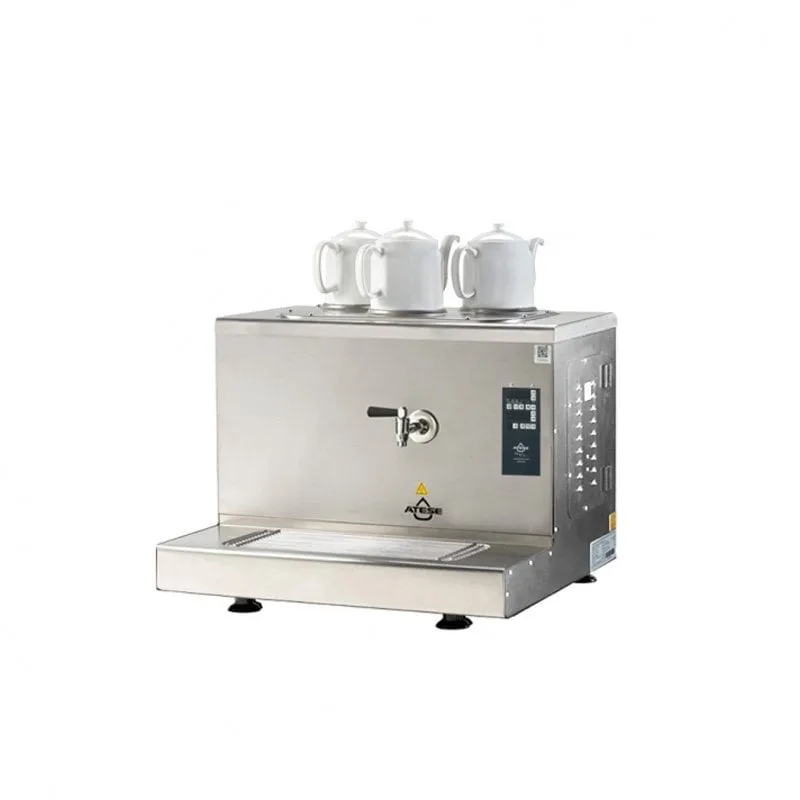 Ateşe Cappadocia Smart Plus 3 Demlikli Çay Kazanı, 30 L, Elektrikli, Inox