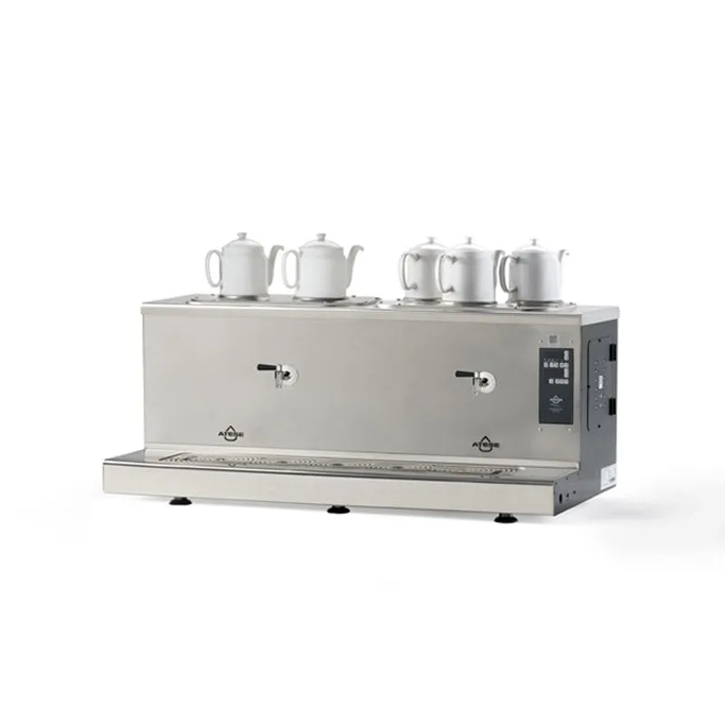 Ateşe Cappadocia Smart Plus 5 Demlikli Çay Kazanı, 30+30 L, Elektrikli, Inox