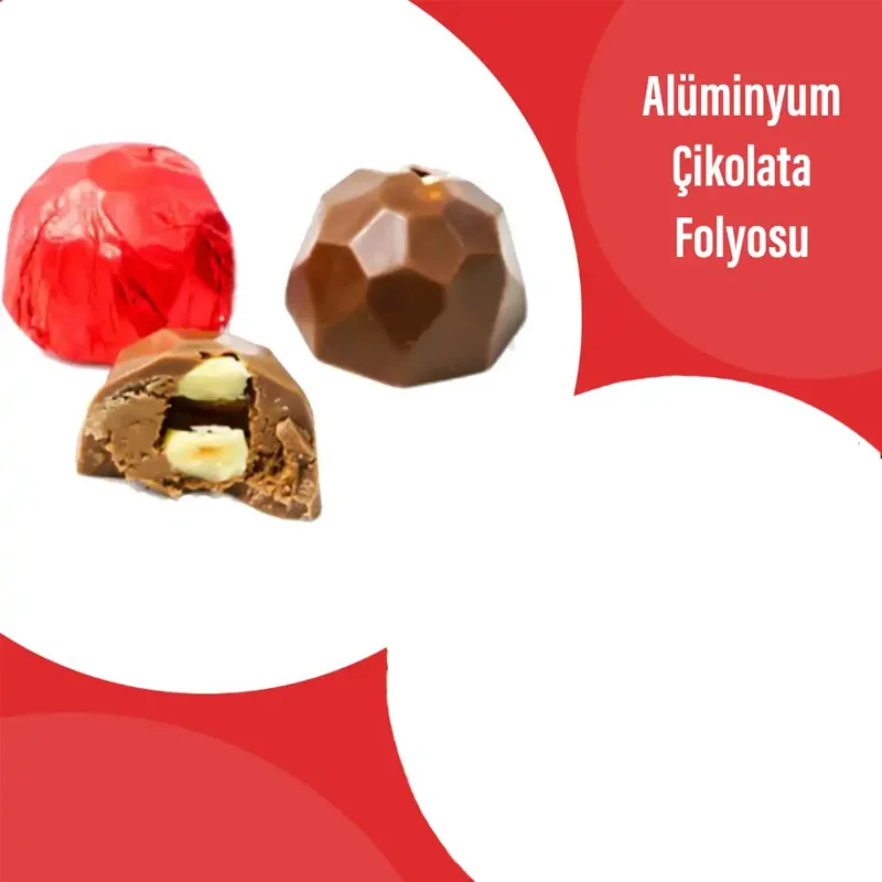 Beysa Alüminyum Çikolata Folyosu, Düz, Turuncu, 1 kg
