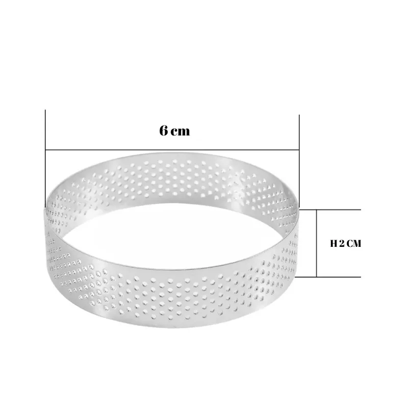 Beysa Pasta Çemberi Pandispanya Delikli 6 Cm H2