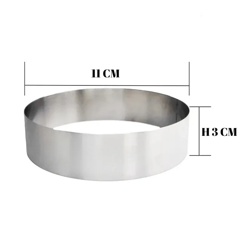 Beysa Pasta Çemberi Pandispanya Inox 11 Cm H3