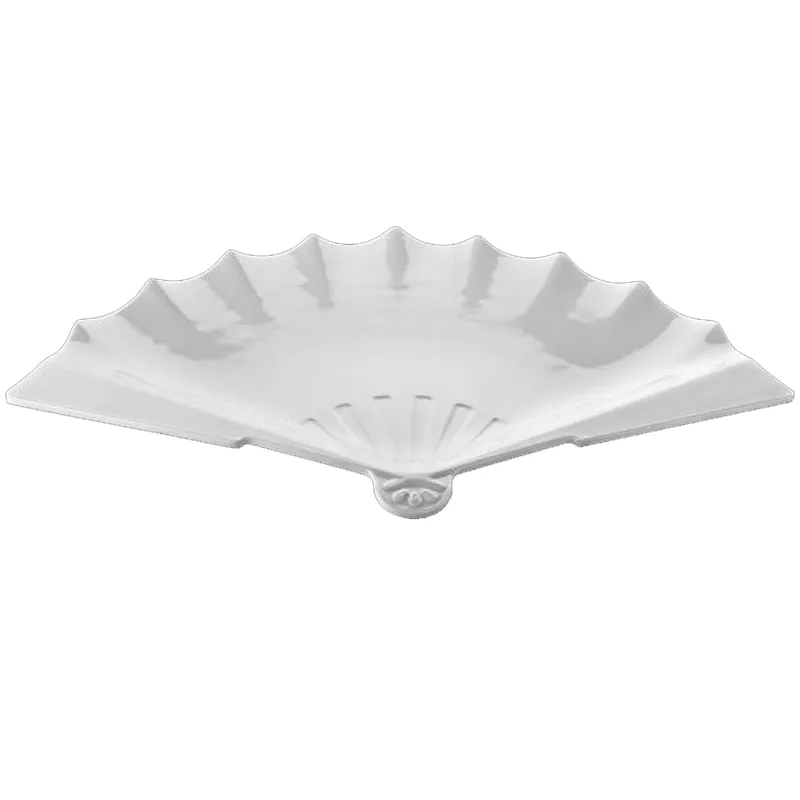 Biradlı BRD-3061 Yelpaze Melamin Sunum Tabağı, 61x36x5.3 cm