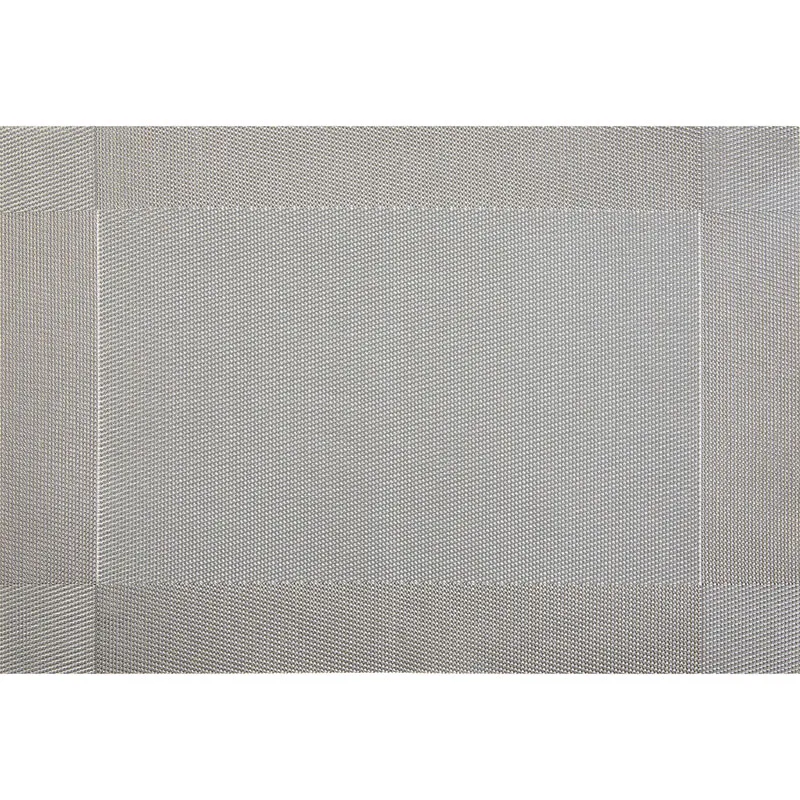 Biradlı BRD-2067 Dikdörtgen PVC Amerikan Servis, 30x45 cm, Gri