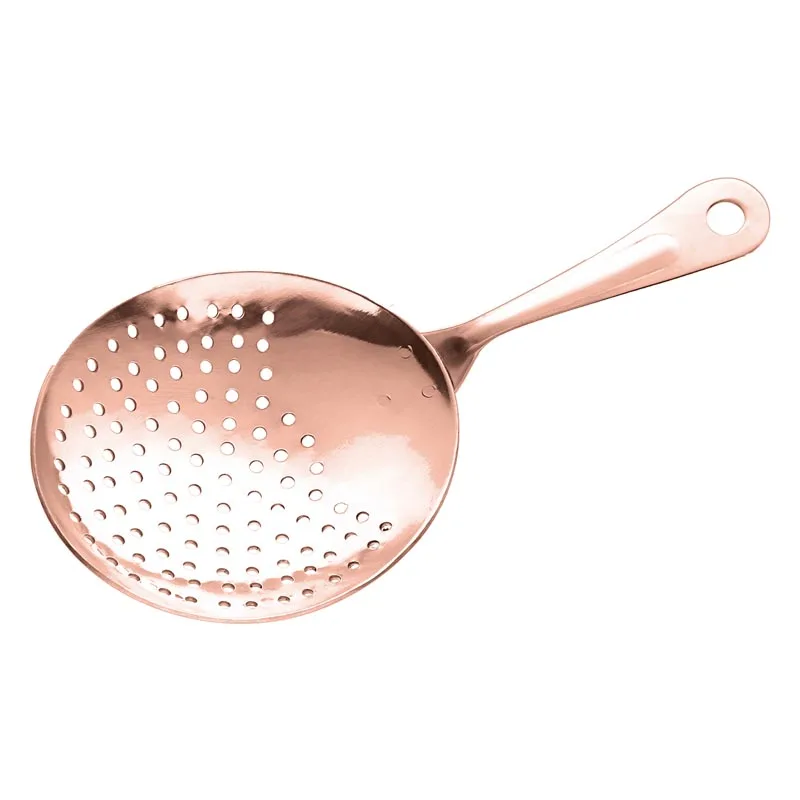Biradlı EF-130 Bar Kokteyl Süzgeci, Bakır