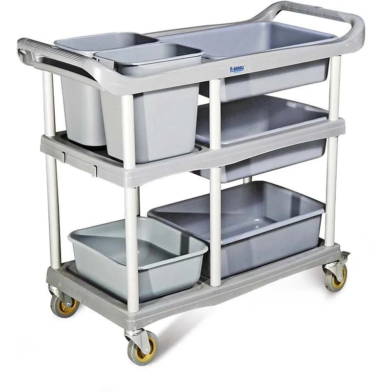 Biradlı BRD-51 Boş Toplama Servis Arabası, 104x46x91 cm
