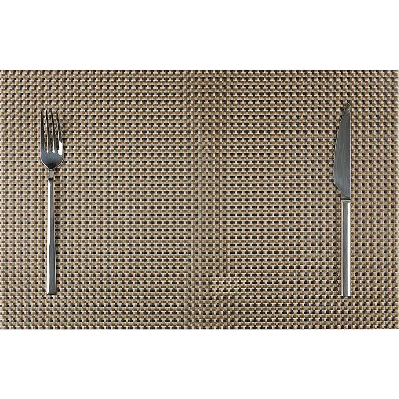 Biradlı BRD-1837 Kaymaz Taban PVC Amerikan Servis, 30x45 cm, Kahverengi