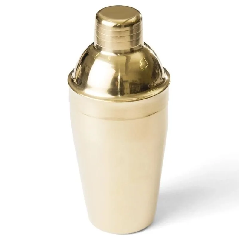 Biradlı BRD-500 Çelik Kokteyl Shaker, 500 ml, Altın