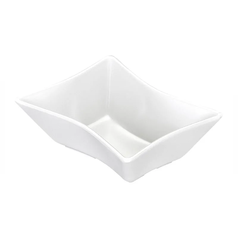 Biradlı BRD-516504 Açık Büfe Minimal Sos Tabağı, 11.5x7x4 cm, Beyaz