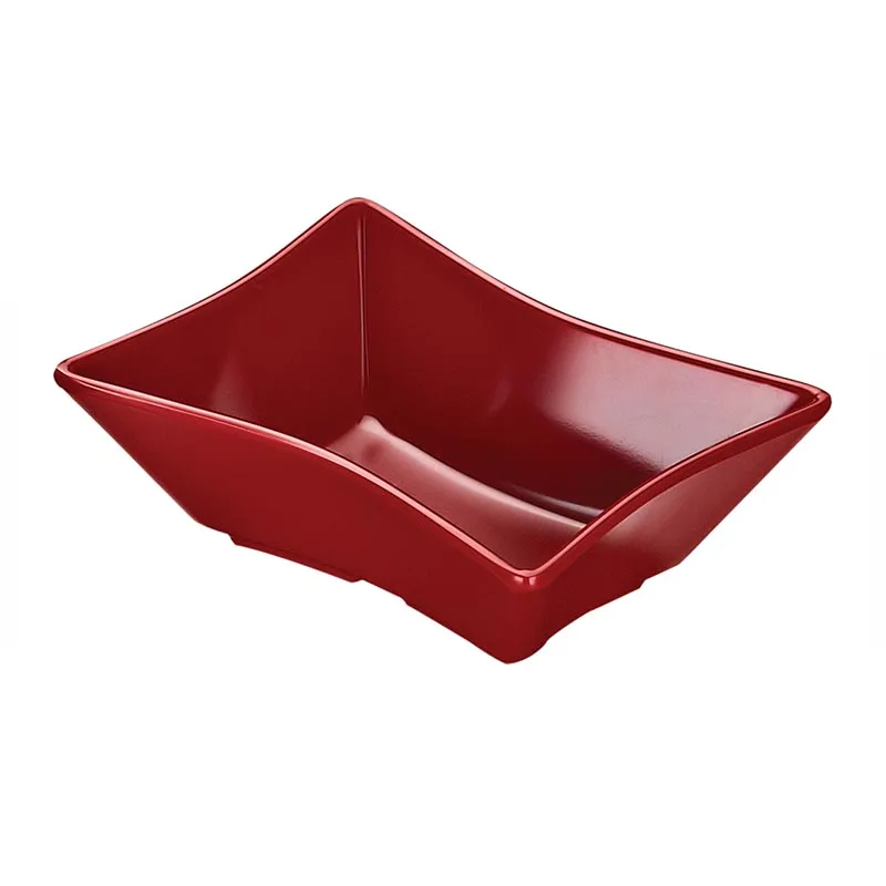 Biradlı BRD-516504 Açık Büfe Minimal Sos Tabağı, 11.5x7x4 cm, Kırmızı