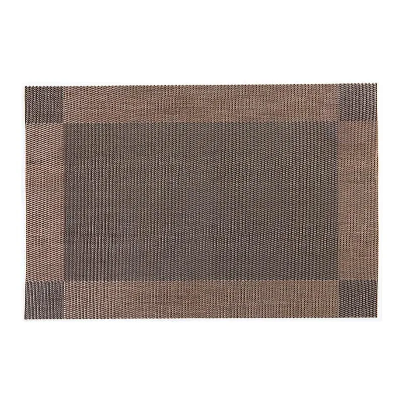 Biradlı Amerikan Servis, Pvc, Desenli, 30x45 cm, Kahverengi, BRD 99198