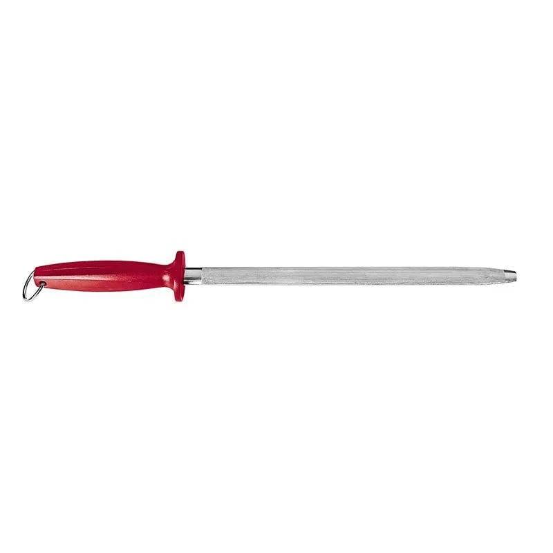 Biradlı BRD-EF135 Plastik Saplı Oval Masat, 25 cm, Kırmızı