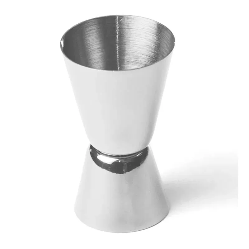 Biradlı İkili Jigger, 2/4 cl, Gümüş