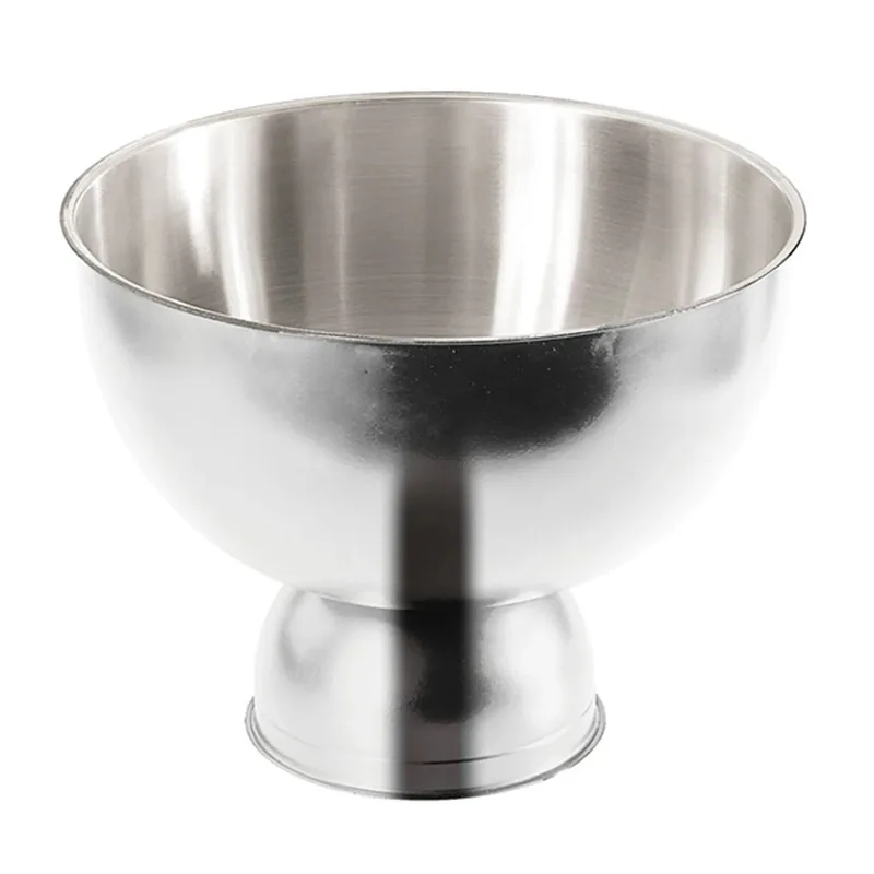 Biradlı BRD-3077 Ayaklı Çelik Punch Kasesi, Ayaklı, 33x26 cm