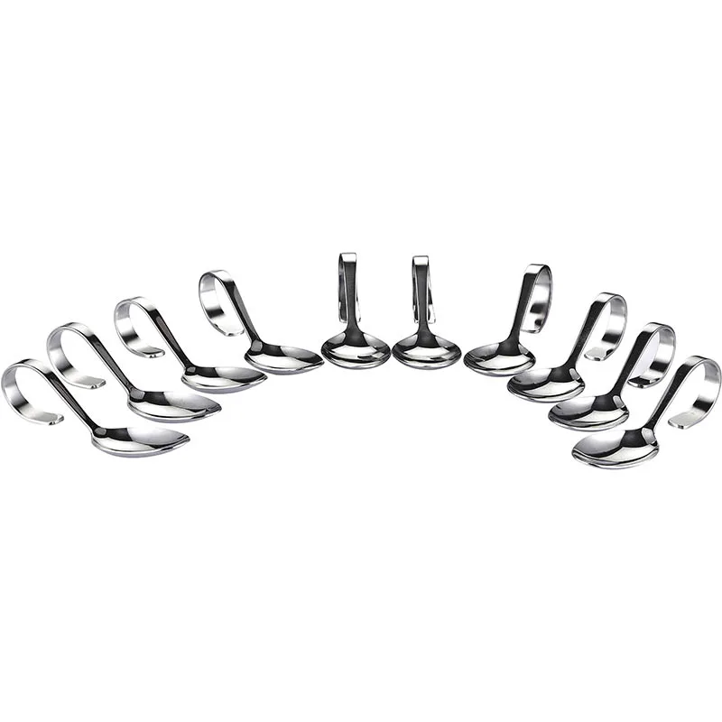 Biradlı BRD-B520 Çelik Sunum Kaşığı, 6.5 cm