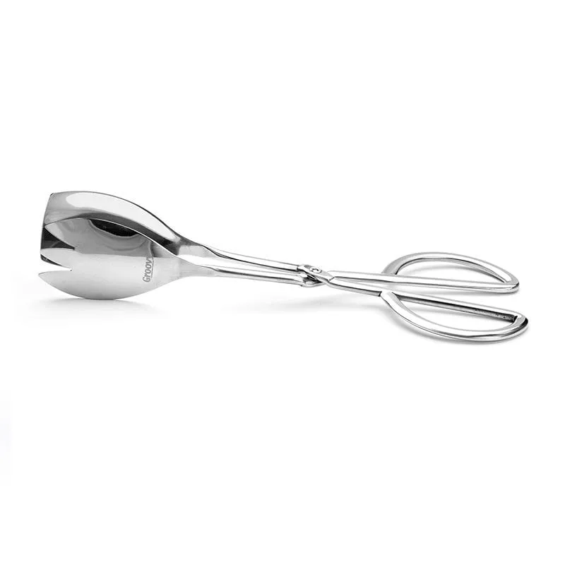 Biradlı BRD-EF117 Makas Servis Maşası, 26 cm, Altın