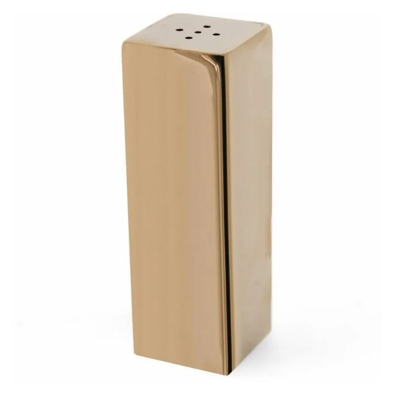 Biradlı GRV-57 Tekli Kare Tuzluk, 3x8 cm, Bakır