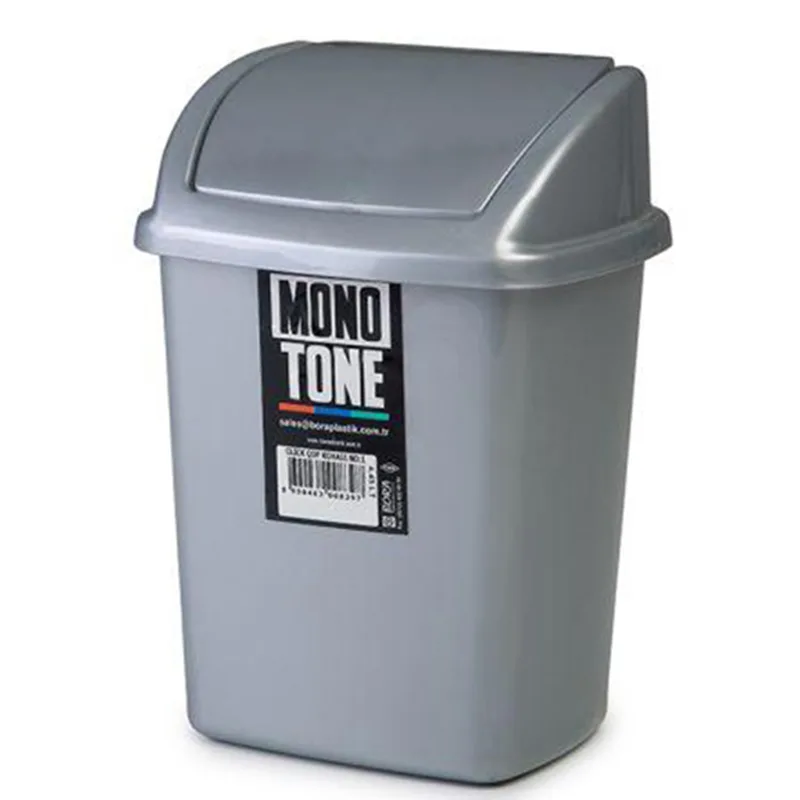Bora Plastik Click Çöp Kovası, No 1, 4,45 Lt, BO839