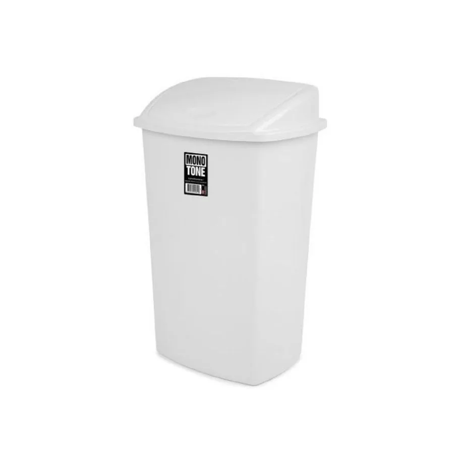 Bora Plastik Click Çöp Kovası No:7 73 Litre Beyaz