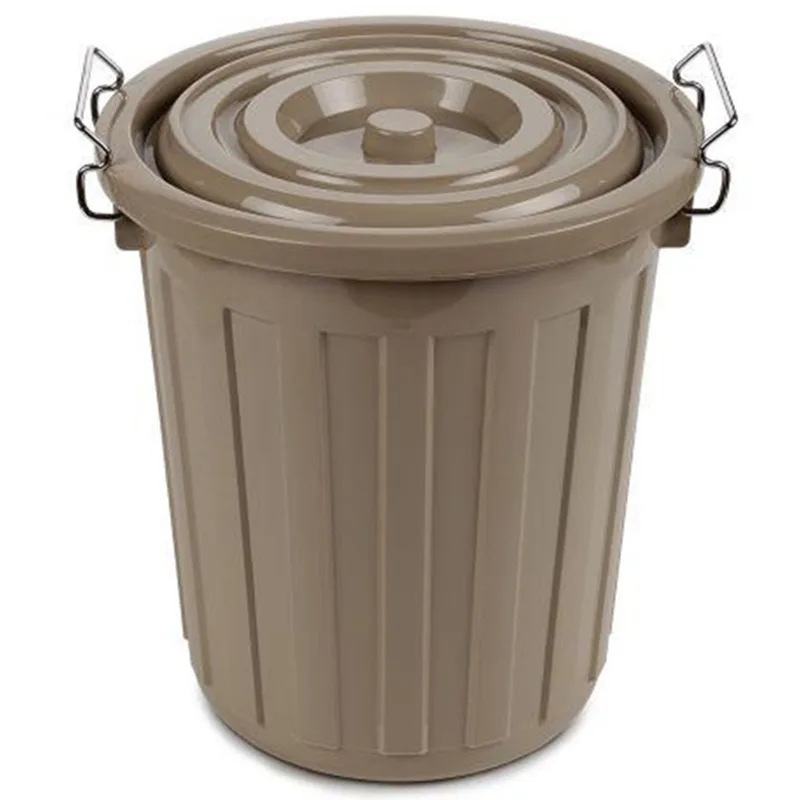 Bora Plastik Çöp Kovası, No: 2, 18 L, Kahverengi