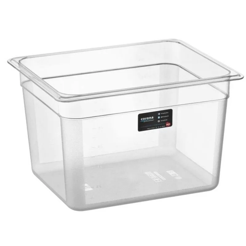Corona Professional Polikarbon Gastronom Küvet, 1/2, 20 cm, BO155