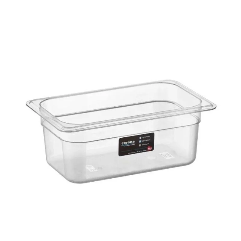 Corona Professional Polikarbon Gastronom Küvet, 1/4, 10 cm, BO148