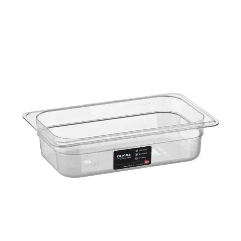 Corona Professional Polikarbon Gastronom Küvet, 6,5 cm, BO170