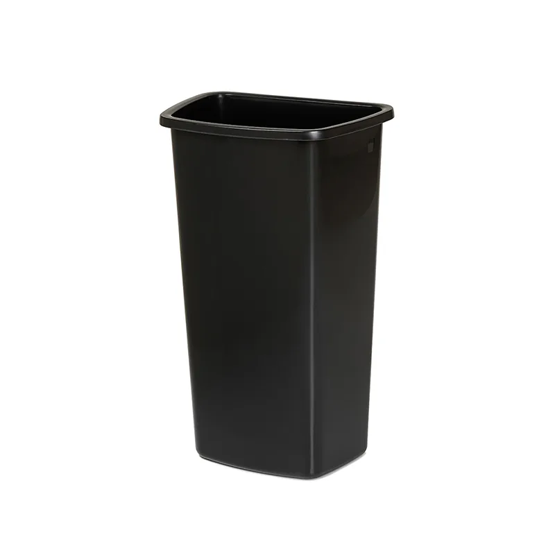 Bora Plastik Servis Arabası Çöp Kovası, BO3151, Siyah