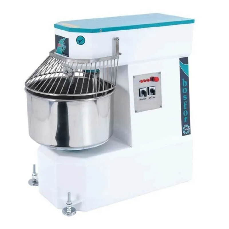Bosfor USH-150 -T Spiral Hamur Yoğurma Makinesi, Çift Devirli ve Motorlu, 235 kg Hamur Kapasiteli, Trifaze
