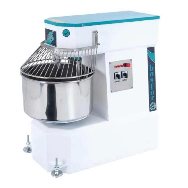 Bosfor USH-50T Spiral Hamur Yoğurma Makinesi, Çift Devirli ve Motorlu, 75 kg Hamur Kapasiteli, Trifaze