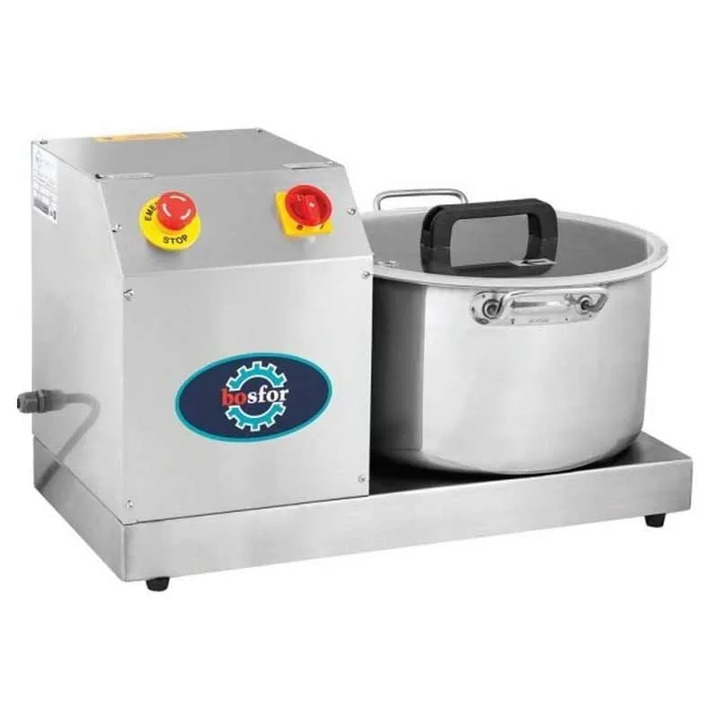 Bosfor UZK-02-T  Et ve Sebze Parçalama, Humus Makinesi, 20 lt Kapasiteli, Trifaze, 2,2 kw