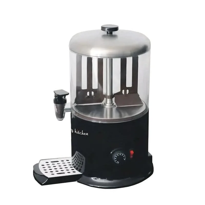 By Kitchen DHC-6 Sıcak Çikolata ve Sahlep Makinesi, 6 L, Siyah