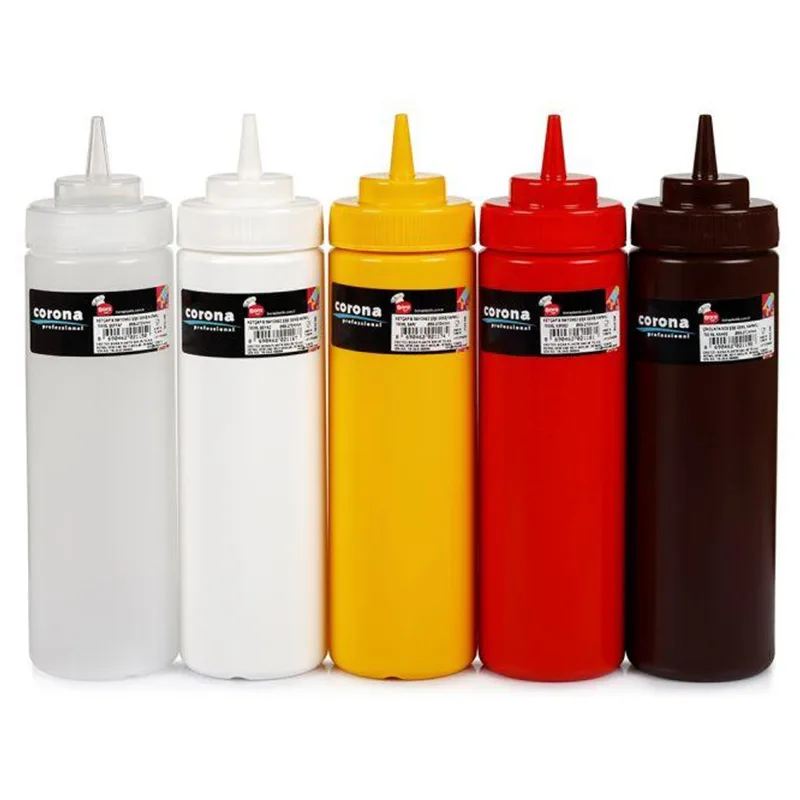 Corona Professional Ketçap Mayonez Sosluk, Geniş Kapaklı, Kahverengi, 700 ml, BO2119