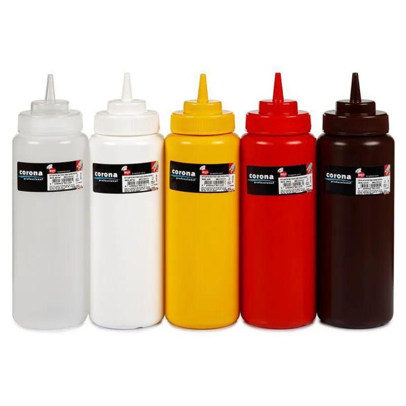 Corona Professional Ketçap Mayonez Sosluk, Geniş Kapaklı, Sarı, 950 ml, BO2122