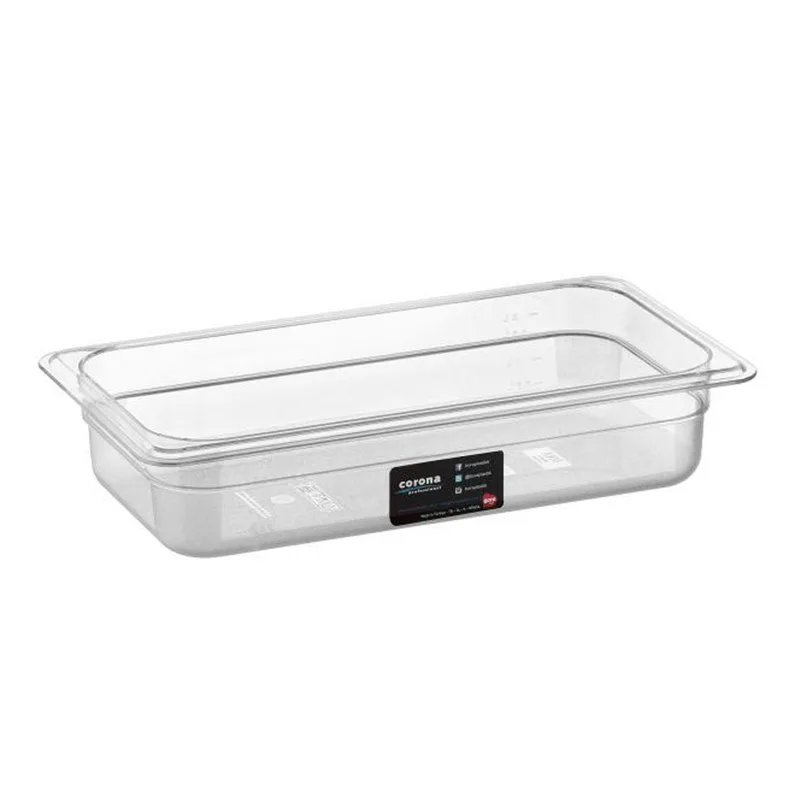 Corona Professional Polikarbon Gastronom Küvet, 1/3, 6,5 cm, BO157