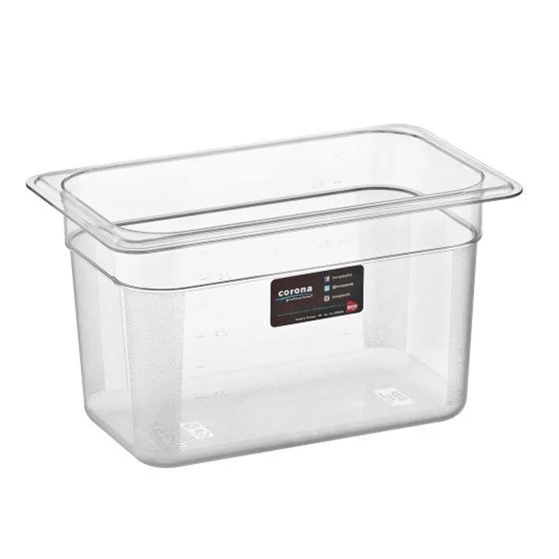 Corona Professional Polikarbon Gastronom Küvet, 1/4, 15 cm, BO149