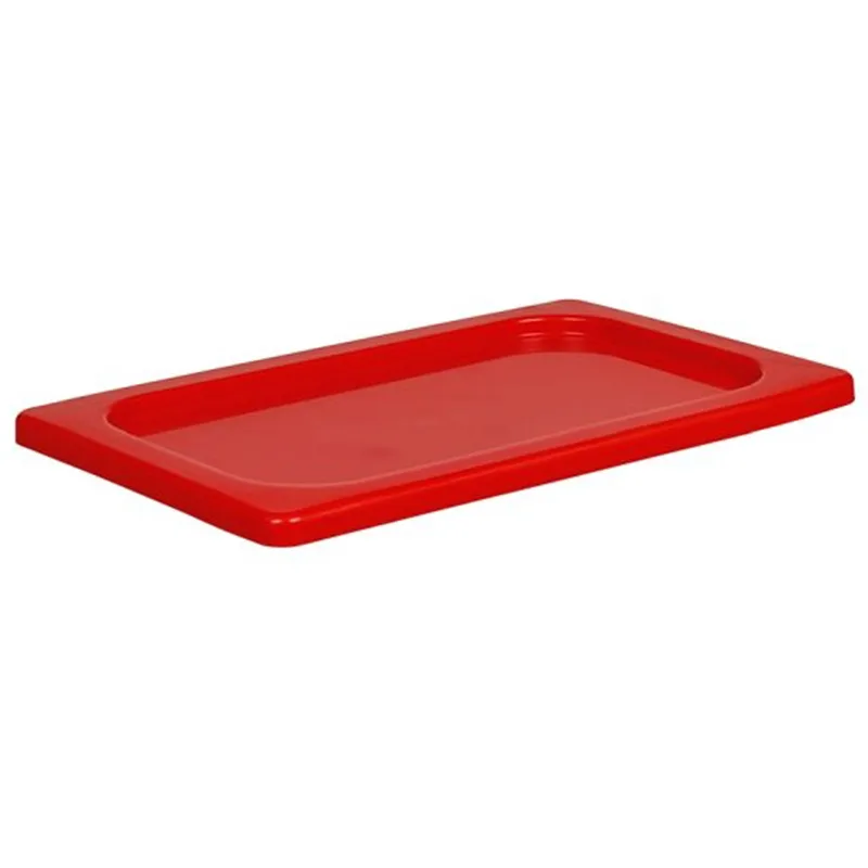 Corona Professional Polipropilen Gastronom küvet Kapak Kilitli, 1/4, BO2151, Kırmızı