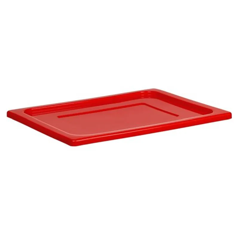 Corona Professional Polipropilen Gastronom Küvet Kilitli Kapak, 1/2, BO2156, Kırmızı