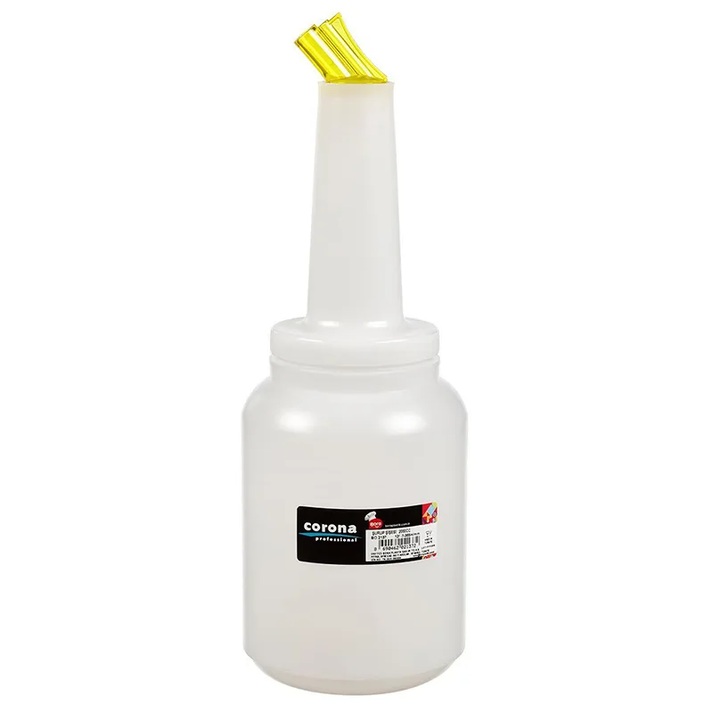 Bora Plastik Sos ve Kokteyl Şurup Dökücü, 2000 cc, Sarı