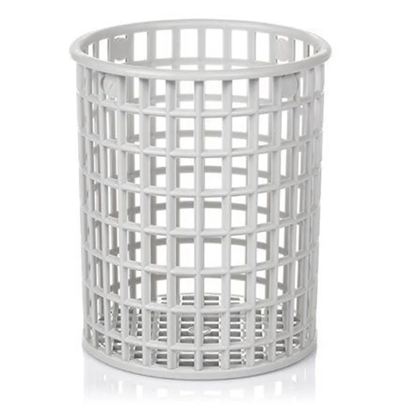 Bora Plastik Yuvarlak Kaşık Çatal Yıkama Basketi, 40x40x15 cm, Gri