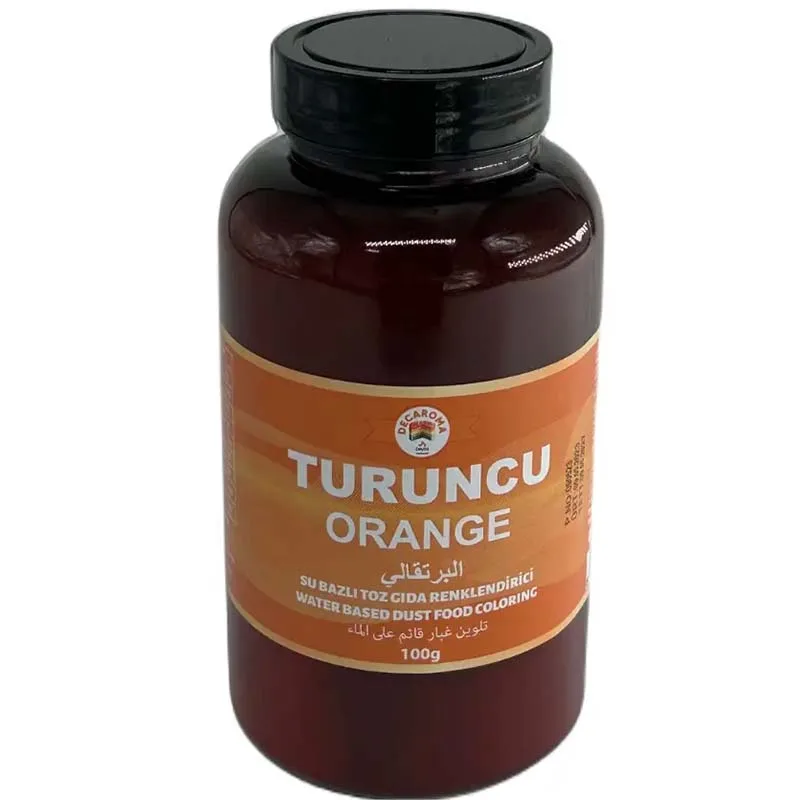 Decaroma Su Bazlı Gıda Boyası, Turuncu, 100 gr