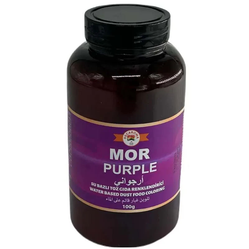 Decaroma Yağ Bazlı Toz Boya, Mor, 100 gr