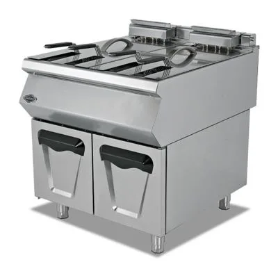 Empero 700 Plus Dolaplı Fritöz, 24+24 L, LPG’li
