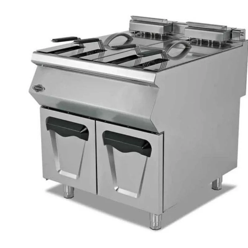 Empero Gazlı Fritöz, 16+16 Lt, Dolaplı 80x73x85 Cm EMP.PLS.7FG020