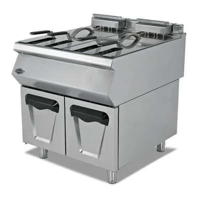 Empero 900 Plus Dolaplı Fritöz, 24+24 L, LPG’li