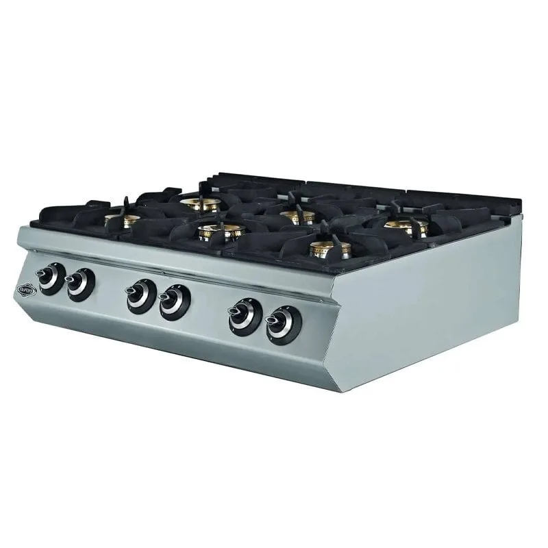 Empero 6'lı Set Üstü Ocak Ce Belgeli Gazlı 120x90x30 Cm EMP.PLS.9KG030