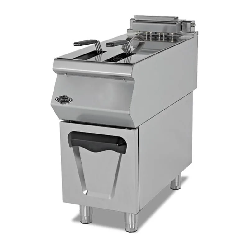 Empero Gazlı Fritöz, 24 Litre, Dolaplı 40x90x85 Cm EMP.PLS.9FG010
