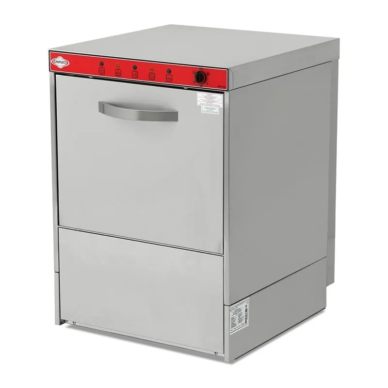 Empero EMP 500 Set Altı Bulaşık Makinesi, 50x50 cm Basketli, Drenaj Pompalı, 380 V
