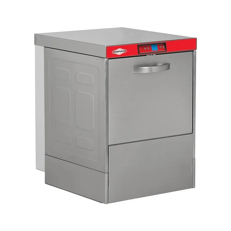 Empero EMP.500-SDF Full Set Altı Bulaşık Makinesi, Dijital Kontrollü, 50x50 cm Sepetli, Parlatıcı, Deterjan, Drenaj Pompalı