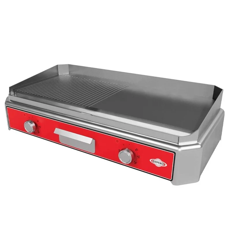Empero Mini Setüstü Elektrikli Izgara Düz+Oluklu Pleyt, 790x425x190 EMP.SIE.022