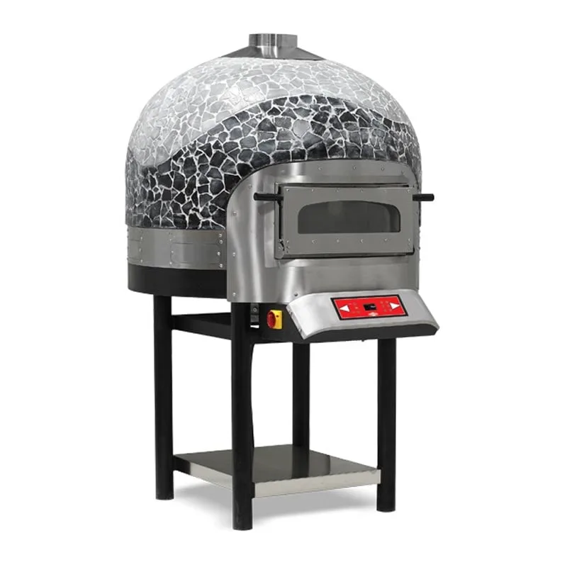 Empero Pizza Fırını, Döner Tabanlı, Elektrikli, Ø 300 Mm 6 Pizza, 75 Pizza/saat EMP.SPO.01